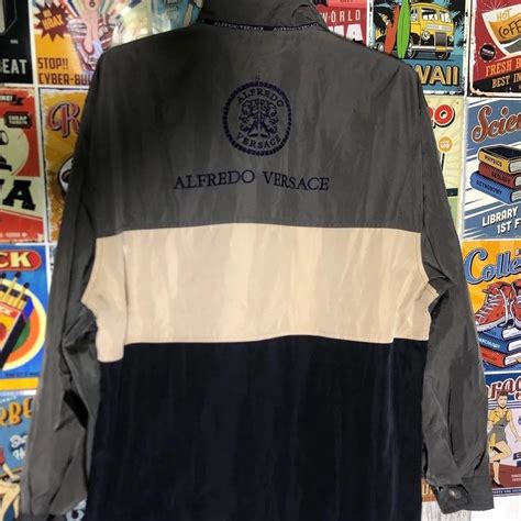 versace beachwear windbreaker|alfredo versace windbreaker.